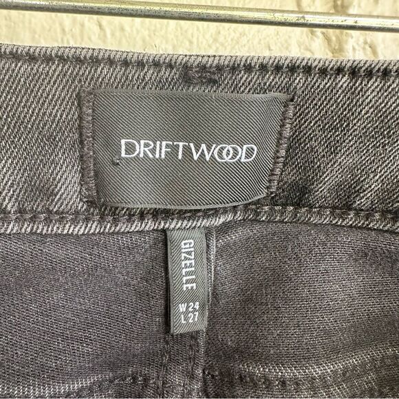 DRIFTWOOD Jeans Women’s Size 24‎ Boyfriend Embroidered Floral Boho Distressed - Picture 9 of 10